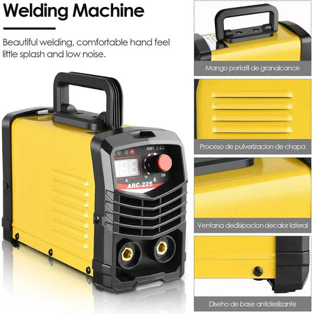 3500W 225A Welding Machine All Copper Transformer Bivoltage Pass Transformer Inverter DC 220V Welder Equipment