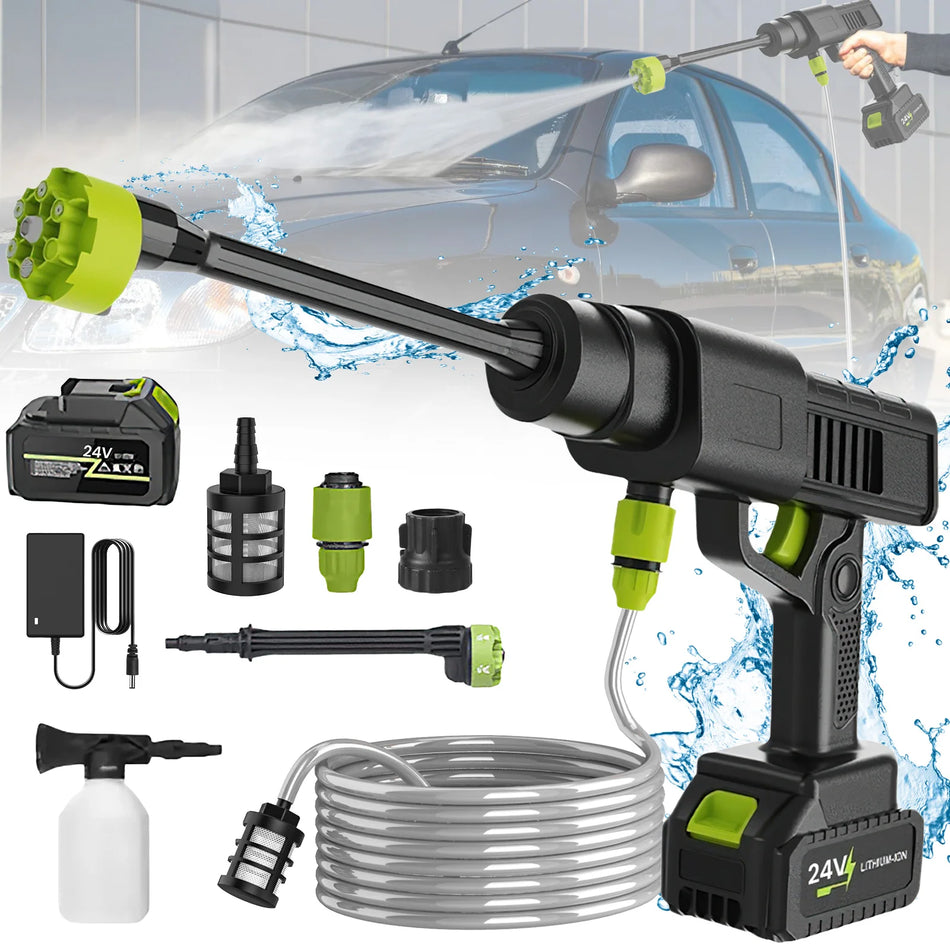 Lavadora de Pressão 30Bar 300W 6 em 1 Pistola de Jardim Makita 21V