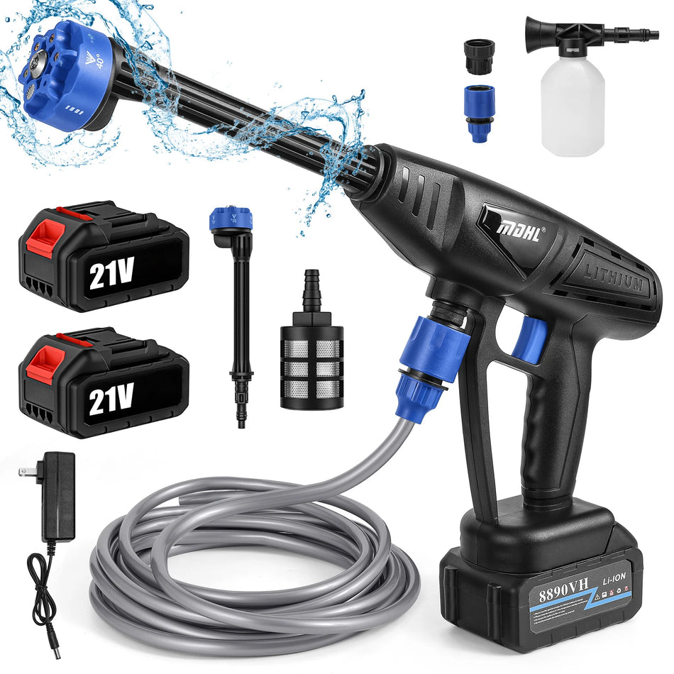 Lavadora de Alta Pressão Sem Fios 6 em 1 para Bateria Makita 18V