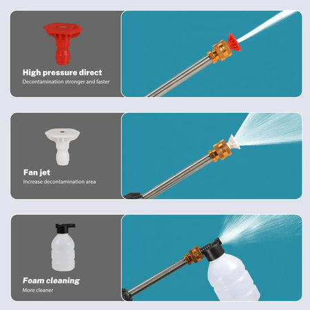 Cordless High Pressure Washer Gun For Makita 18V Battery