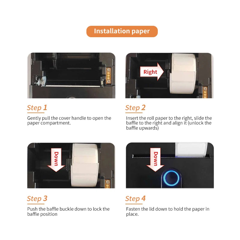 Portable Thermal Wireless Mini Label Printer &ndash; Bluetooth