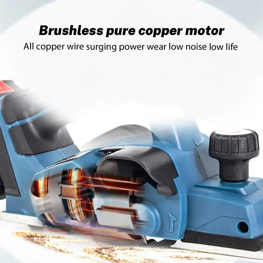 Brushless Cordless Handheld Wood Planer 15000 RPM Makita 18V