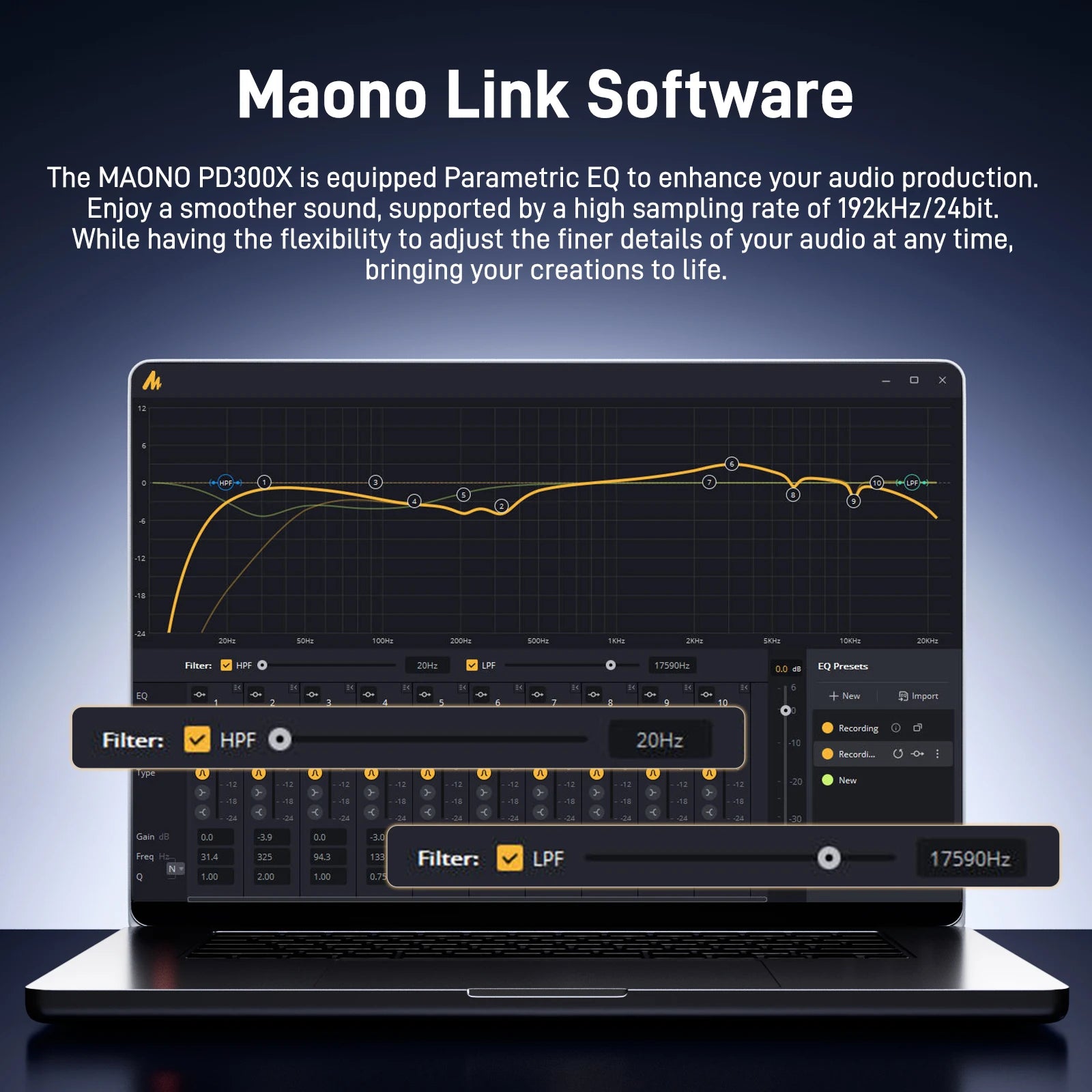 Maono PD300X Dynamic Microphone &ndash; Noise Reduction Studio