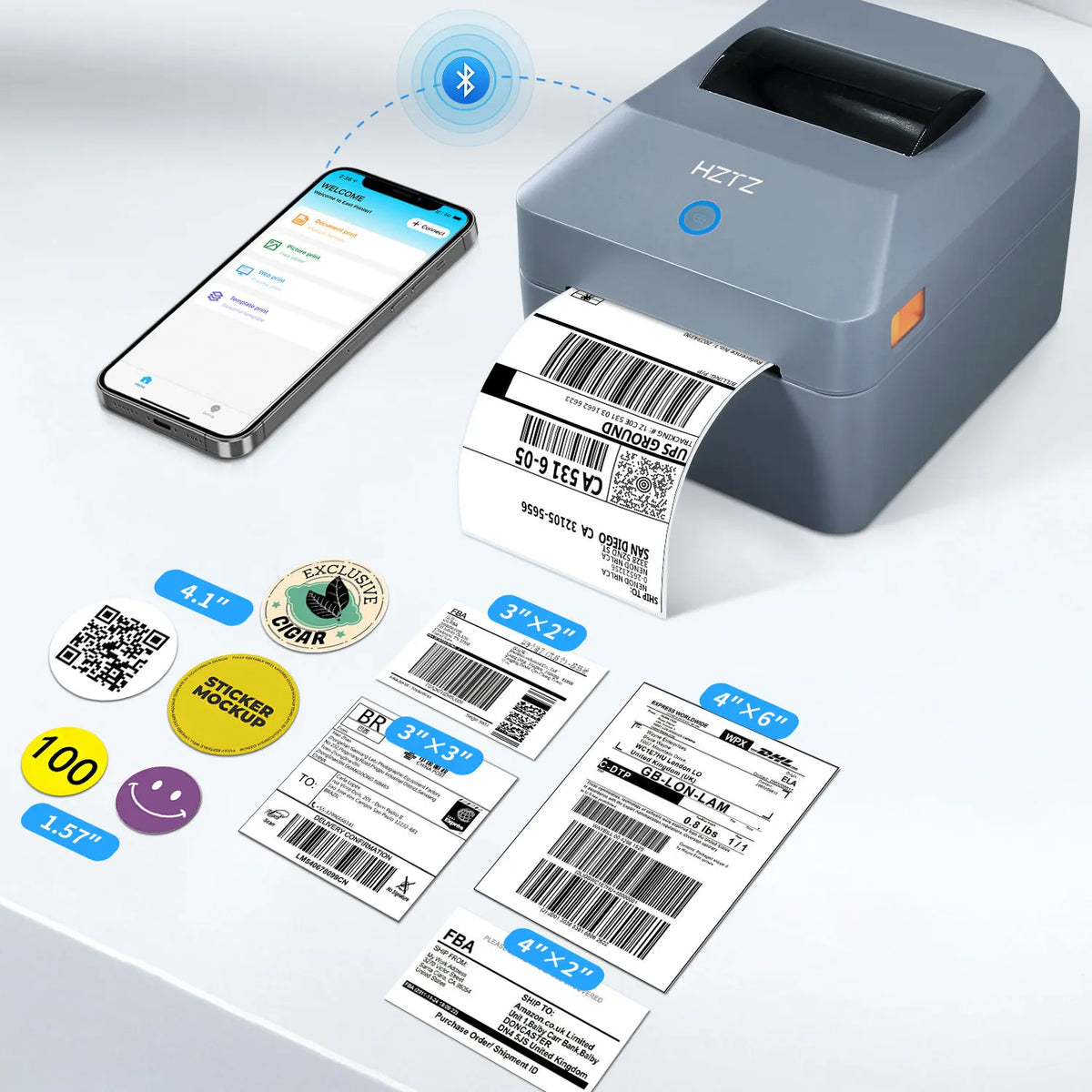 T40 4inch Shipping Label Printer &ndash; High Speed 40ppm