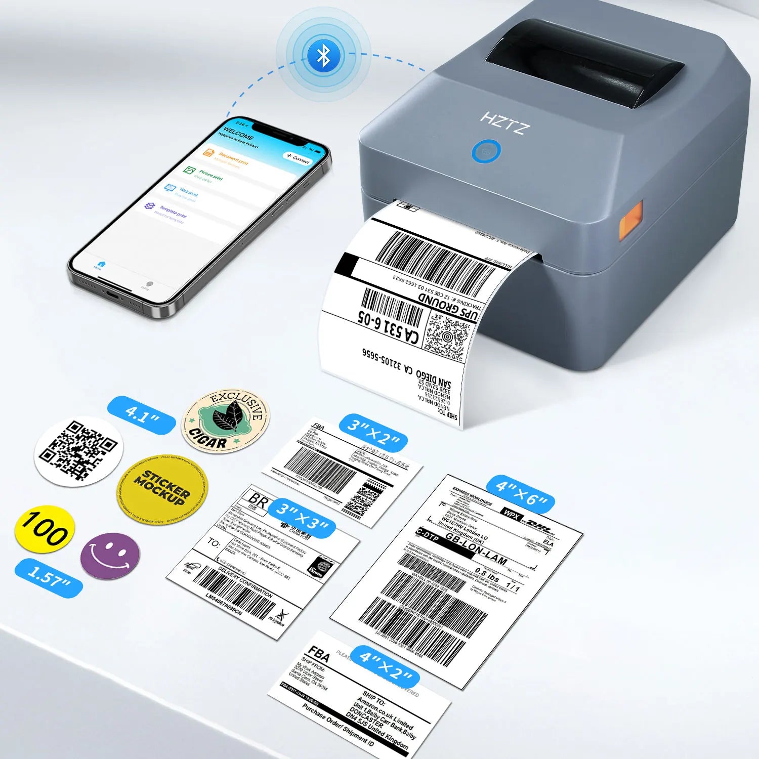 T40 4inch Shipping Label Printer &ndash; High Speed 40ppm