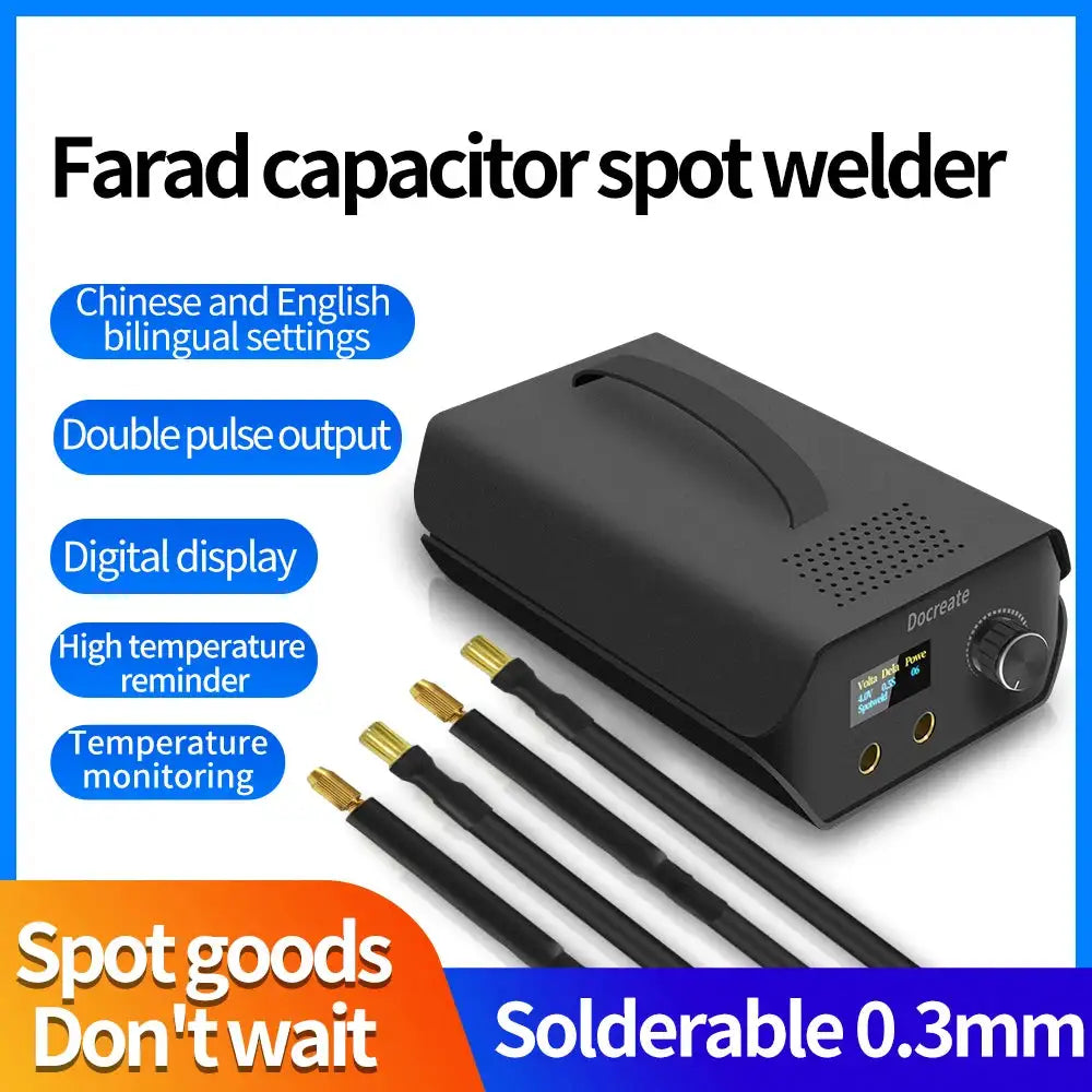 0.3mm Nickel Spot Welder 120 Gear Adjustable 18650 Battery