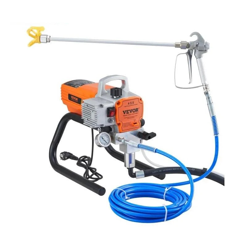 1800W Bezpowietrzny Pistolet Malarski do Ścian Regulowany 2.2L