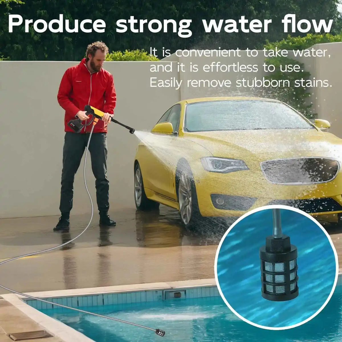 3500W Cordless High Pressure Washer &ndash; Makita 18V Compatible