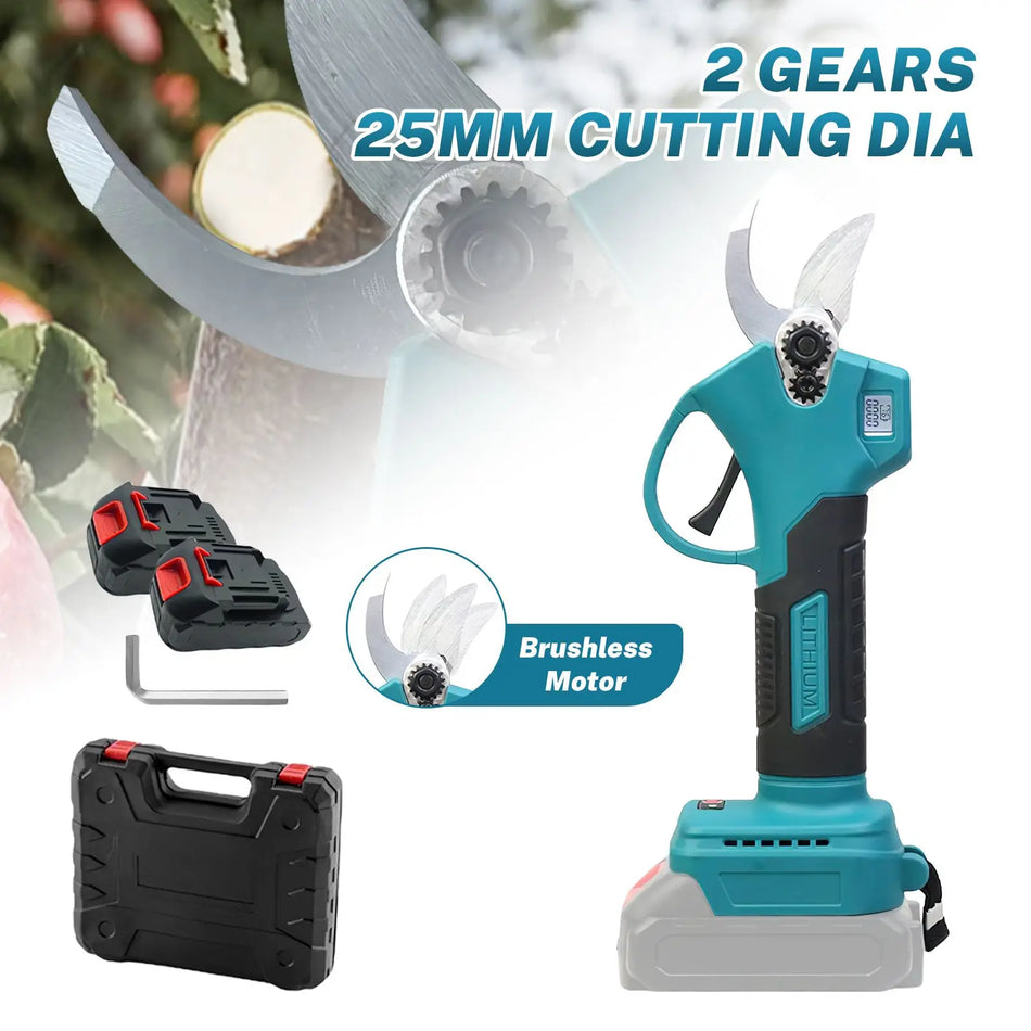 Tesouras de Poda Sem Fio Sem Escovas 800W Corte 25mm Bonsai