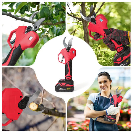 1000W Brushless Cordless Pruning Shears 5cm For Makita 18V