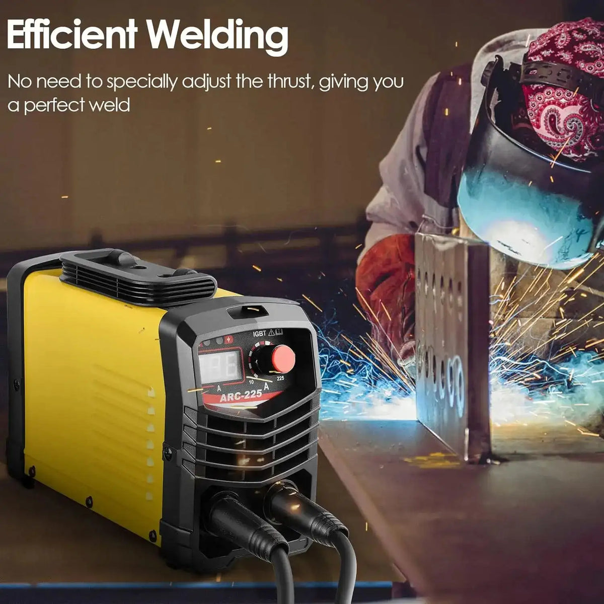 3500W 225A Welding Machine All Copper Transformer Bivoltage Pass Transformer Inverter DC 220V Welder Equipment