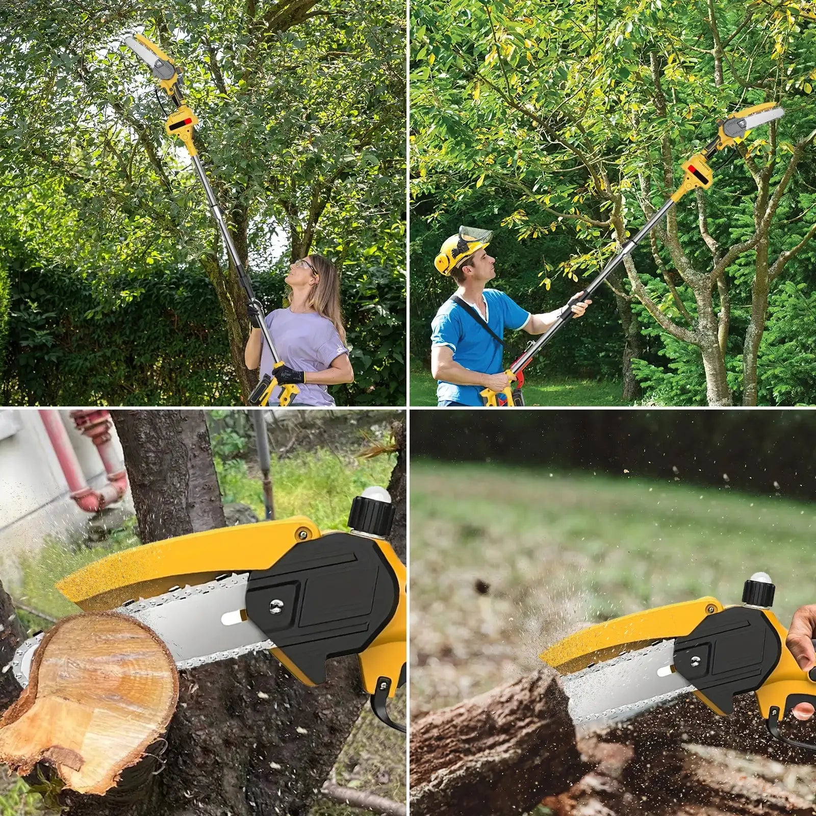 Telescoping Pole Electric Chainsaw for Makita 18V Battery