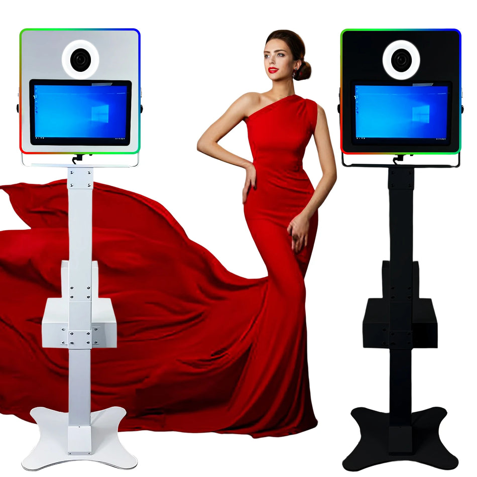 Cabina fotografica DSLR portatile da 15,6 pollici con valigia da trasporto