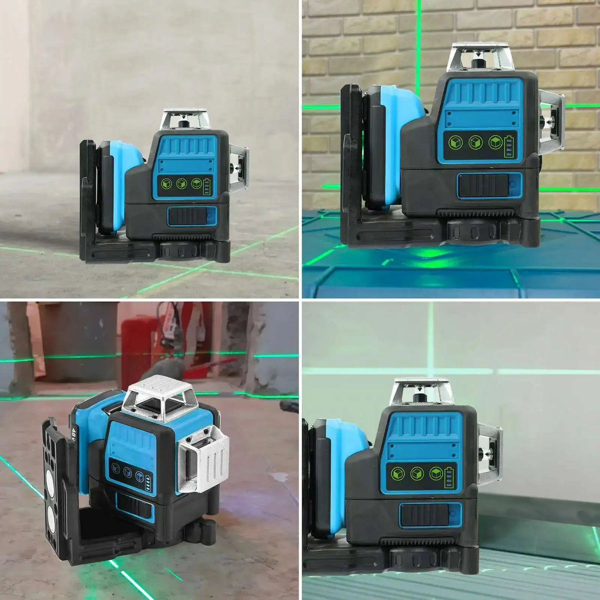 12Line 3D Green Laser Level Self Leveling 360 Degree