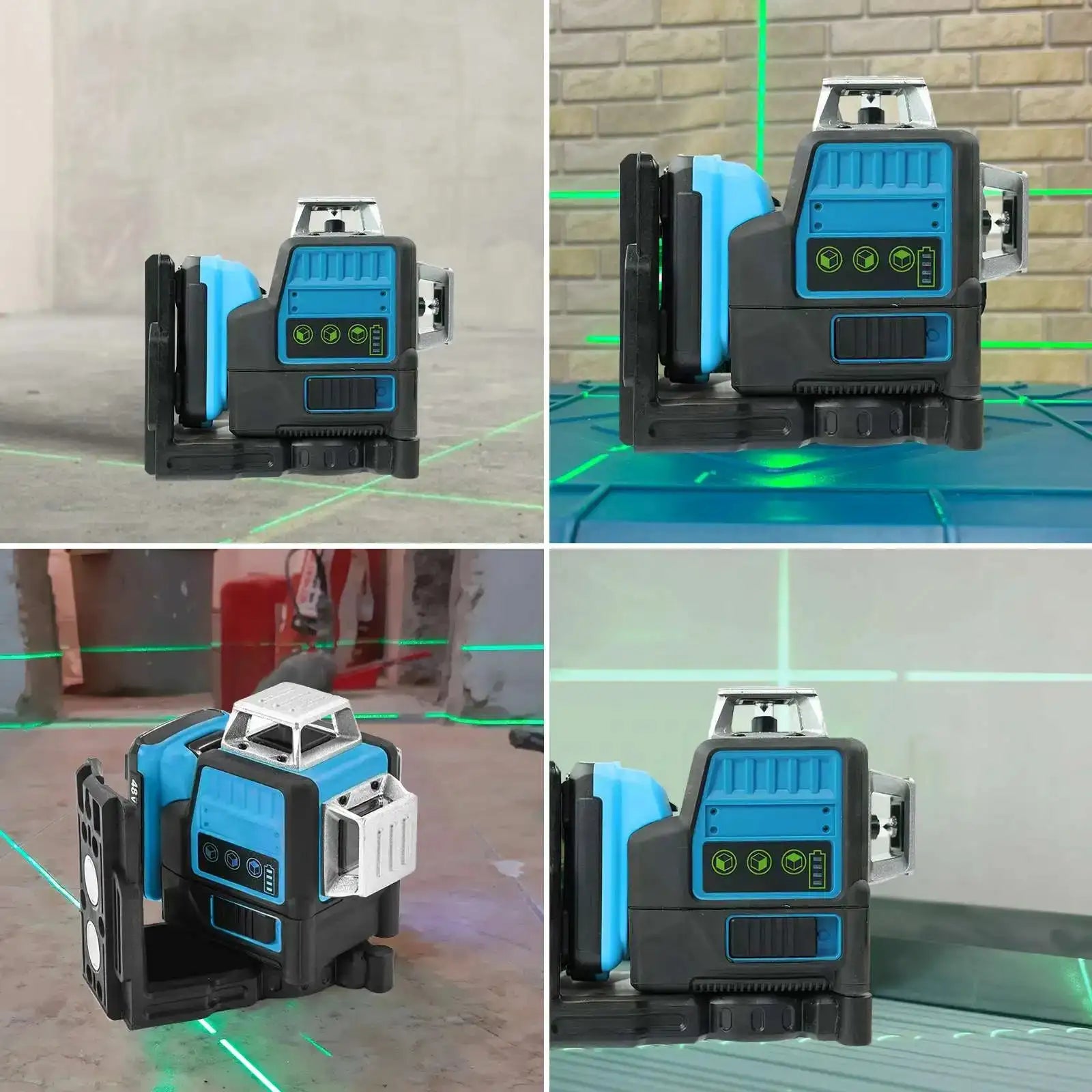 12Line 3D Green Laser Level Self Leveling 360 Degree