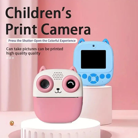Instant Print Camera With Video Recording - 2.8in Screen