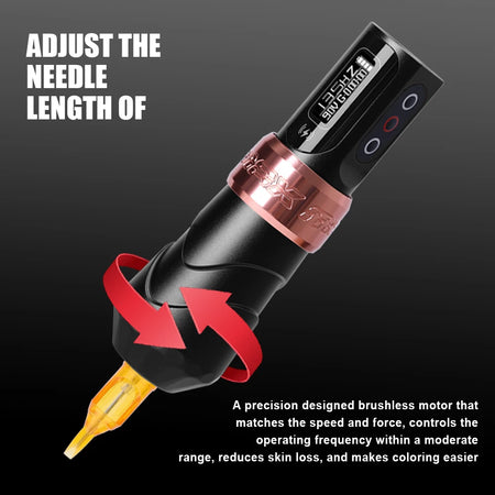 YILONG MAX Tattoo Machine Cartridge Pen &ndash; 2400mAh Battery