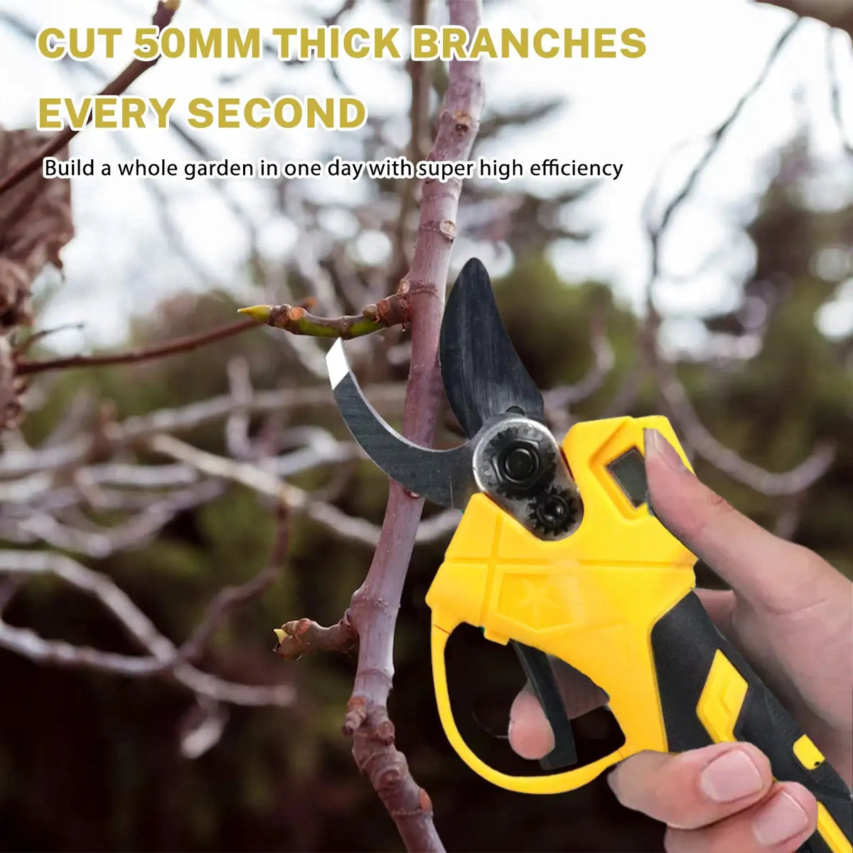 Betuyoo 30mm Brushless Pruner 21V &ndash; Cordless 1500W