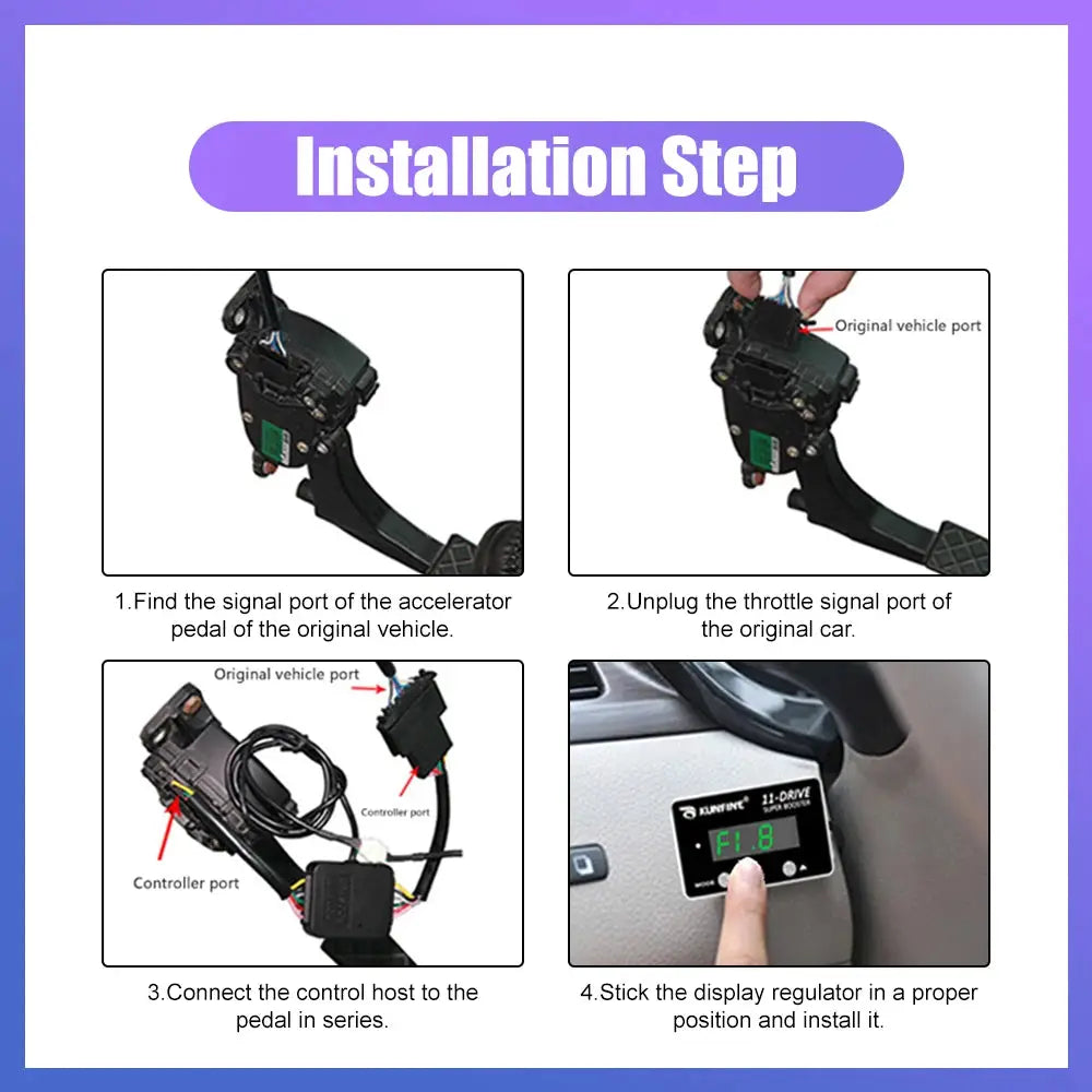 Car Electronic Throttle Controller Racing Accelerator Potent Booster For VW SKODA SEAT AUDI Porsche (B) Tuning Parts Accessory by InterCyprus Trading Ltd