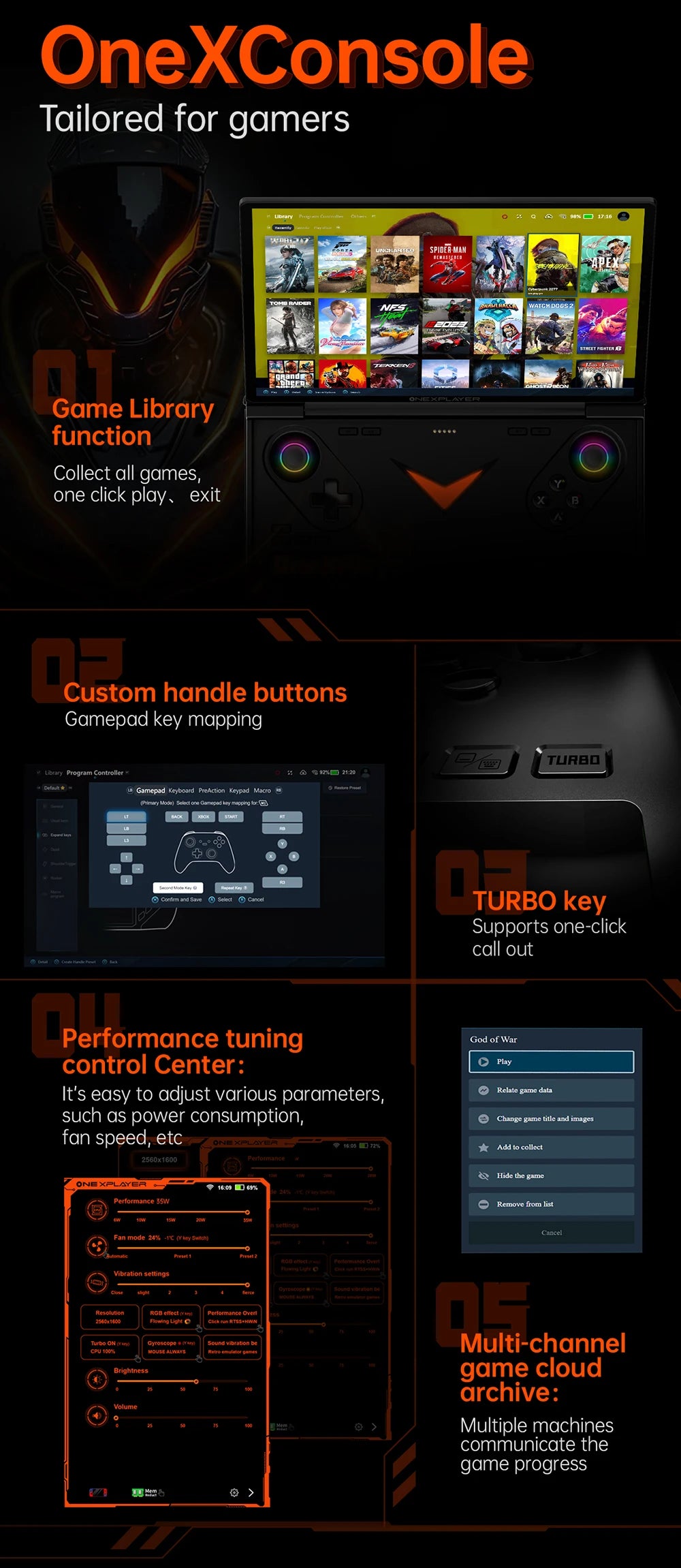 Onexplayer G1 AI HX 370 &ndash; Portable 8.8 Inch Handheld Gaming Laptop