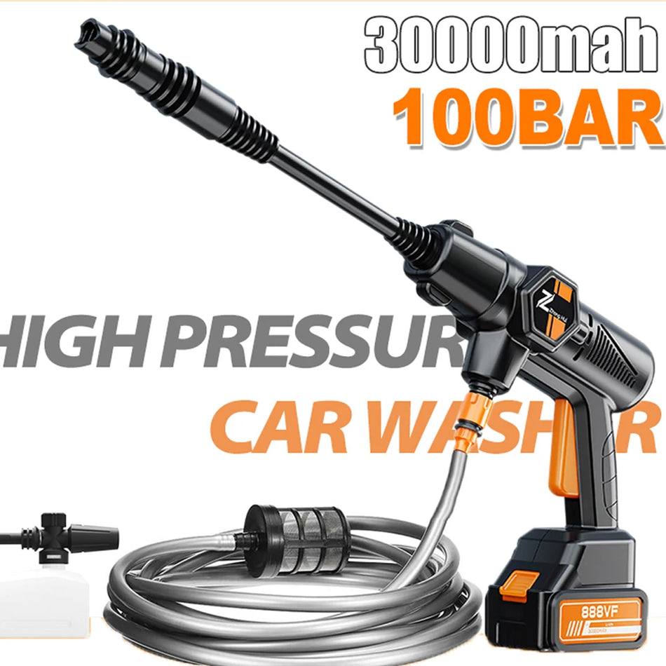 Cordless 100 Bar High Pressure Washer Gun For Makita 18V