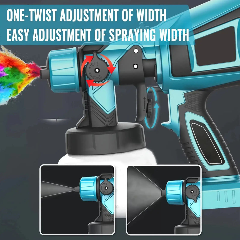1000ML Cordless Electric Spray Gun &ndash; High Speed Portable