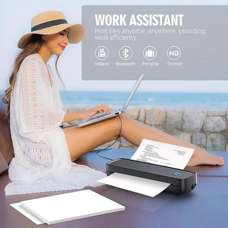 Portable Printer Wireless for Travel &ndash; Inkless Printing