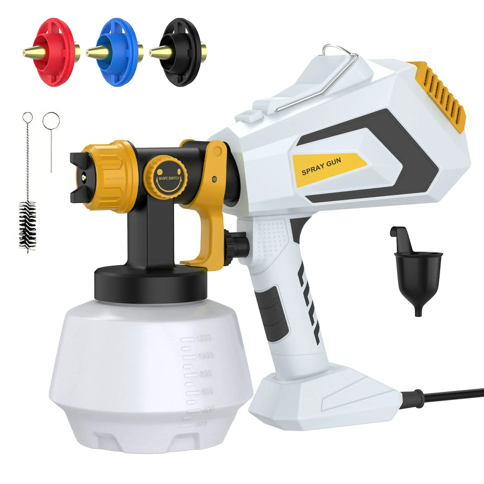 1200ML 1800W HVLP Električna pršilka – Tri vzorce pršenja