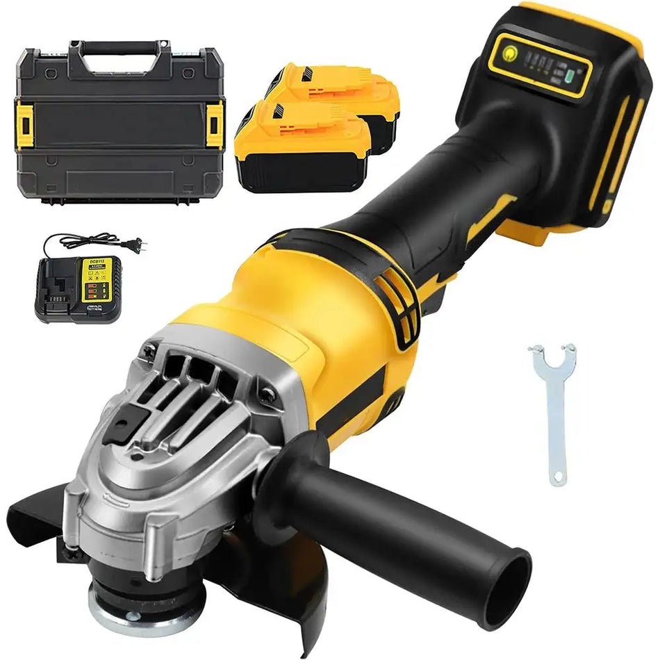 Brushless 1280W 125mm Angle Grinder 4 Speeds DeWalt 20V With 2XBattery / france
