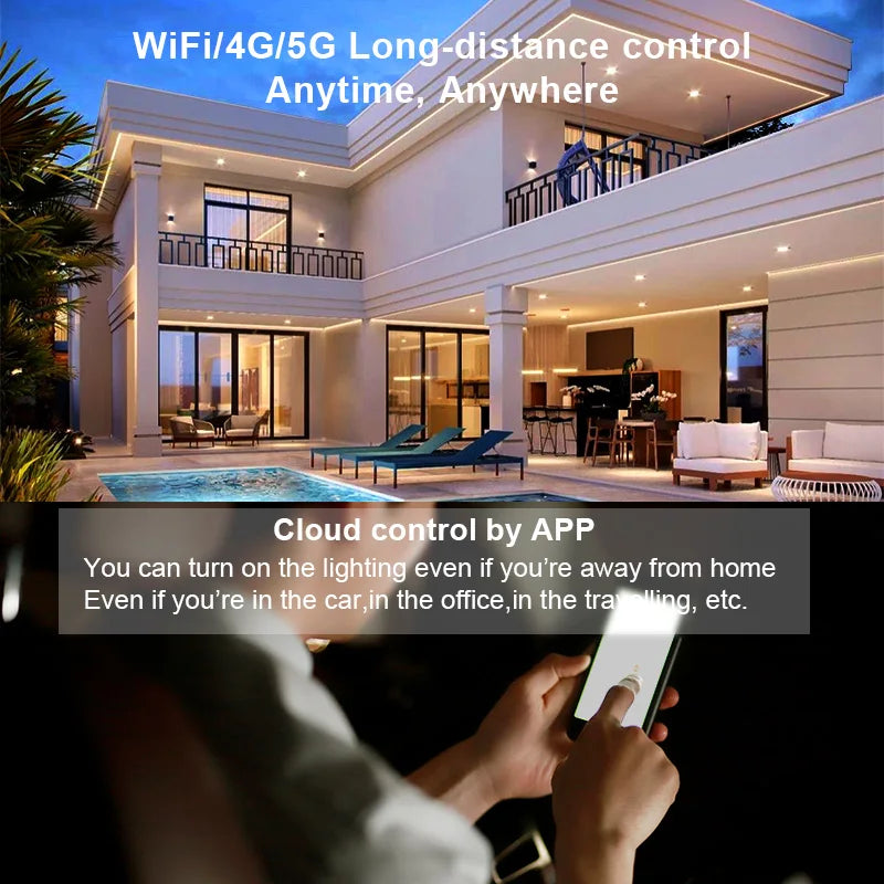 Tuya WiFi LED Controller Alexa Google Home Voice Control RGB RGBW CCT LED Strip Smart Controller APP BT RF Remote 2.4G DC12V-24V