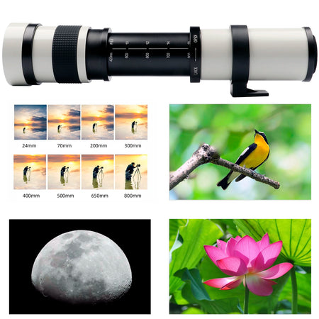 Lightdow Super Telephoto Lens 420-800mm &ndash; Exceptional Zoom Range for Stunning Photography