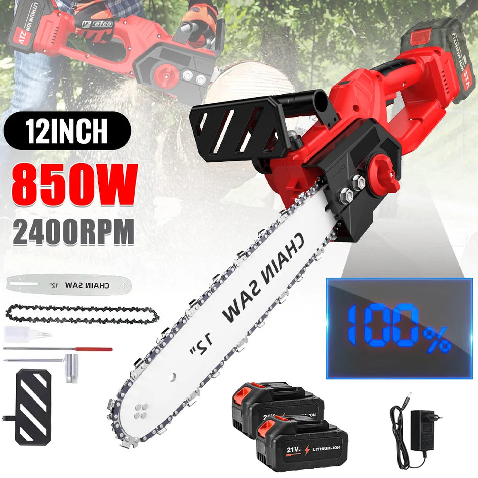 Serra elétrica sem escovas sem fio de 850W com 12 polegadas para bateria de 18V