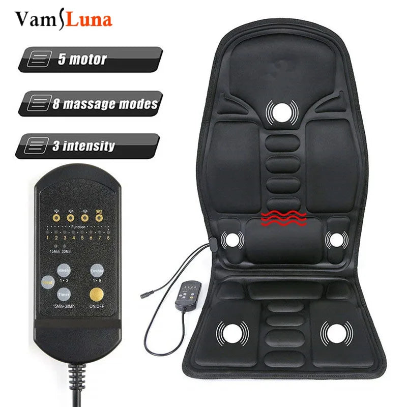 FUN1021 &ndash; Heated Full Body Massage Cushion For Car