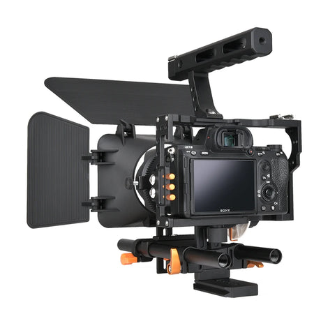 YELANGU Camera Cage Rig Kit &ndash; Versatile Dual Cold Shoe Mounts
