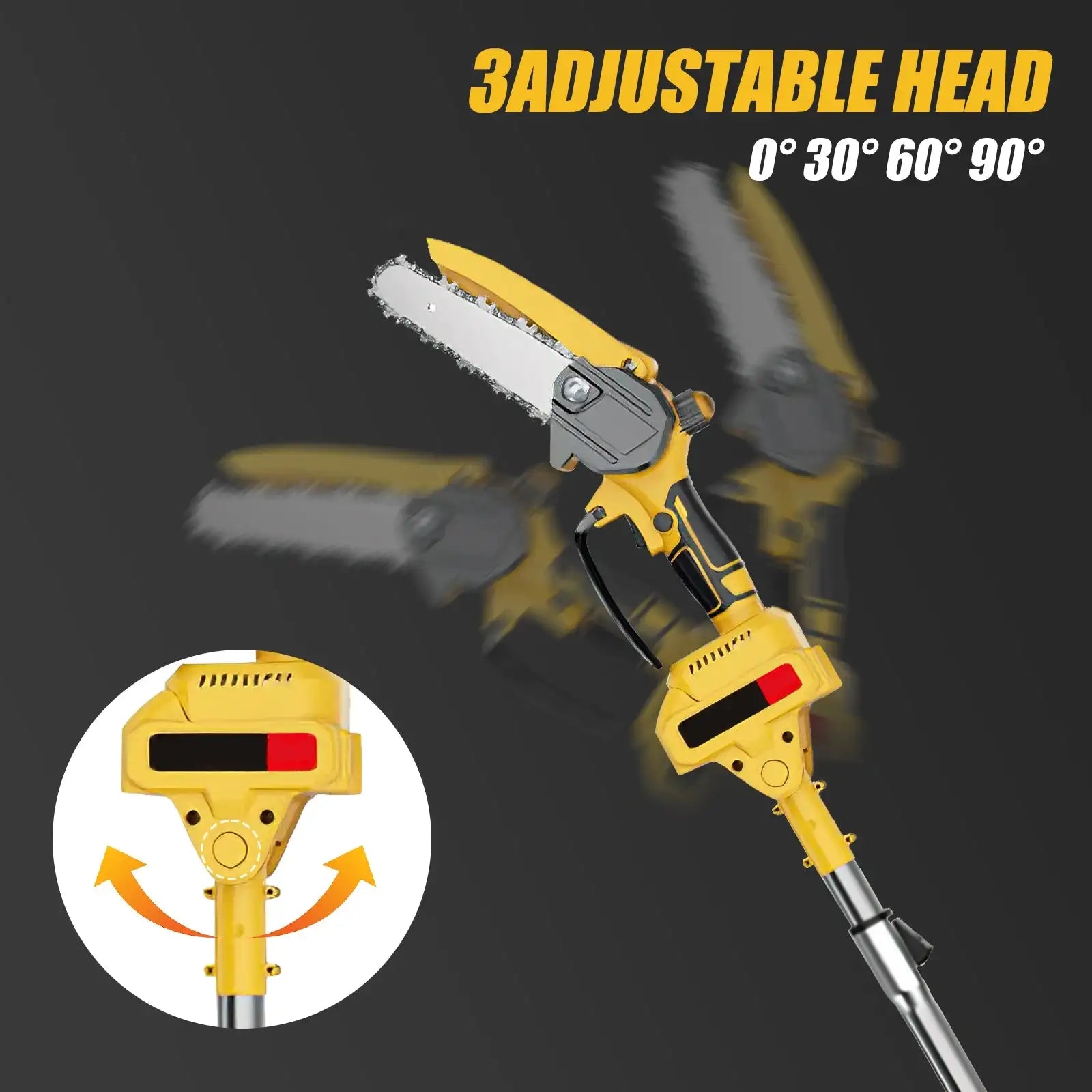 Telescoping Pole Electric Chainsaw for Makita 18V Battery