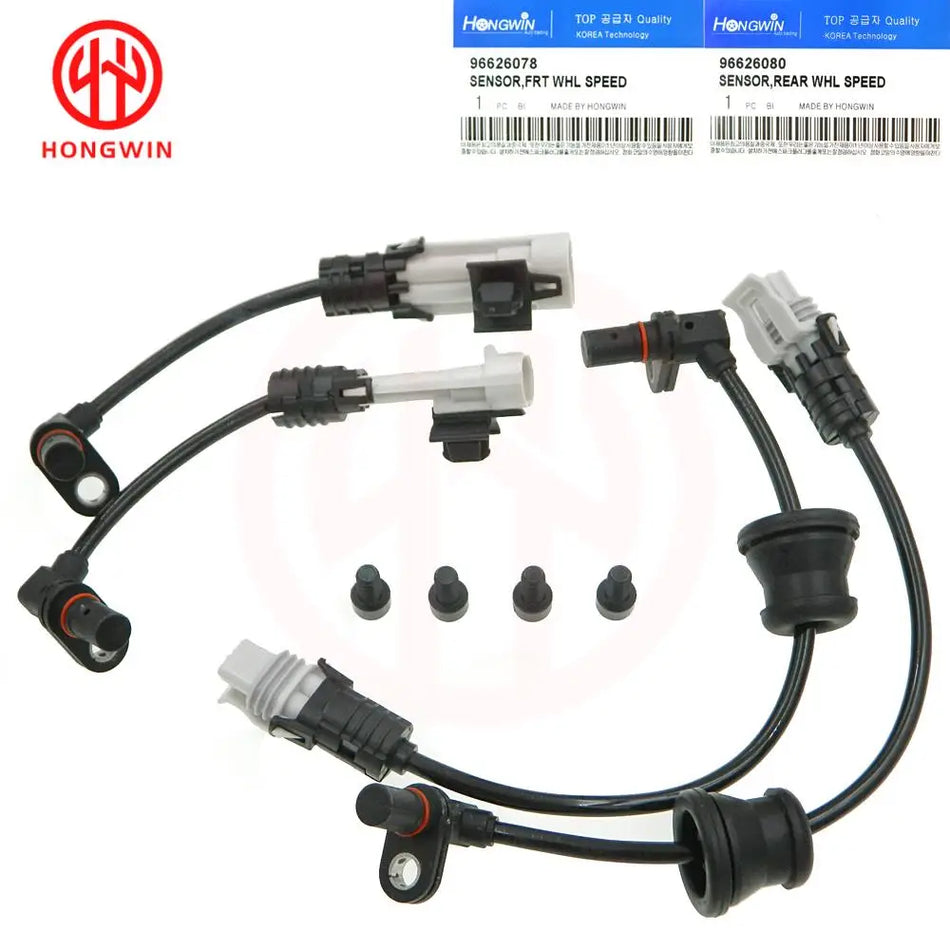 4Pc Set ABS Wheel Speed Sensor For Pontiac 2007-2013