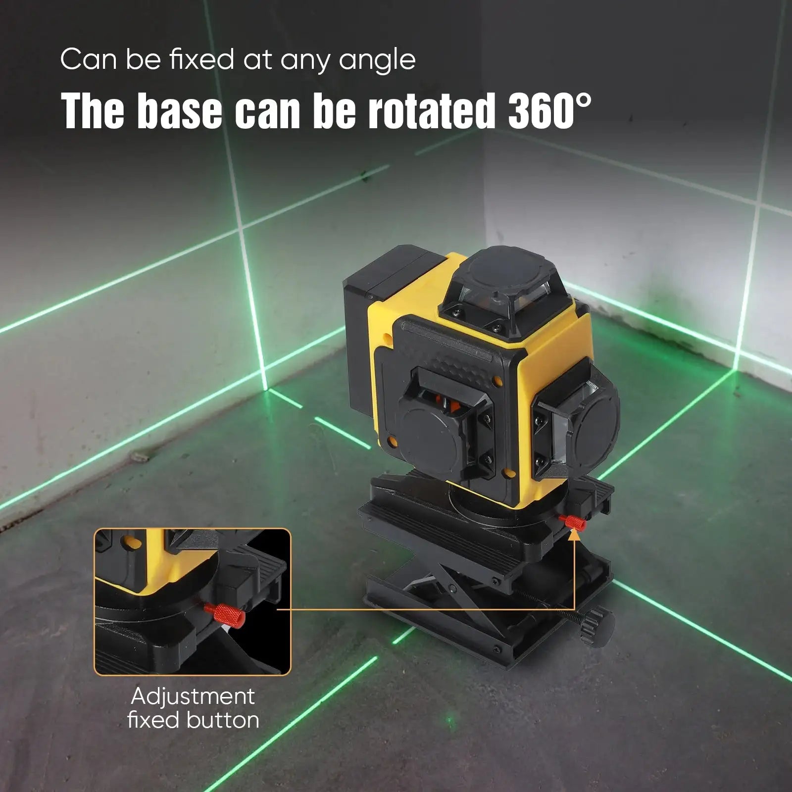 4D 16 Lines Laser Level 360 Self Leveling Tool Tripod