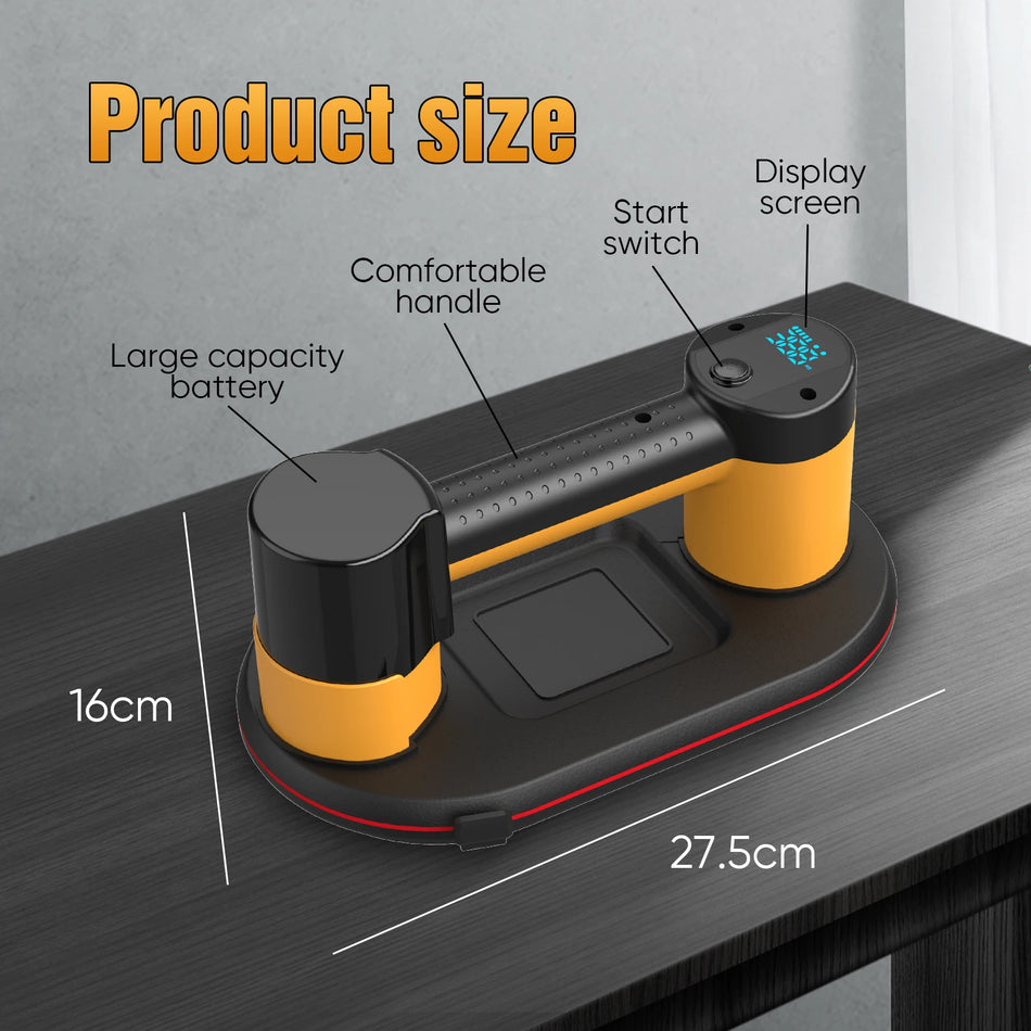 Intelligent Display Heavy Duty Vacuum Cup 300Kg Lifter