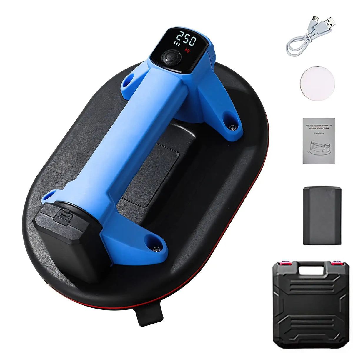 Industrial Vacuum Suction Cup 300KG Lifter For Granite Tile 1 Battery / france