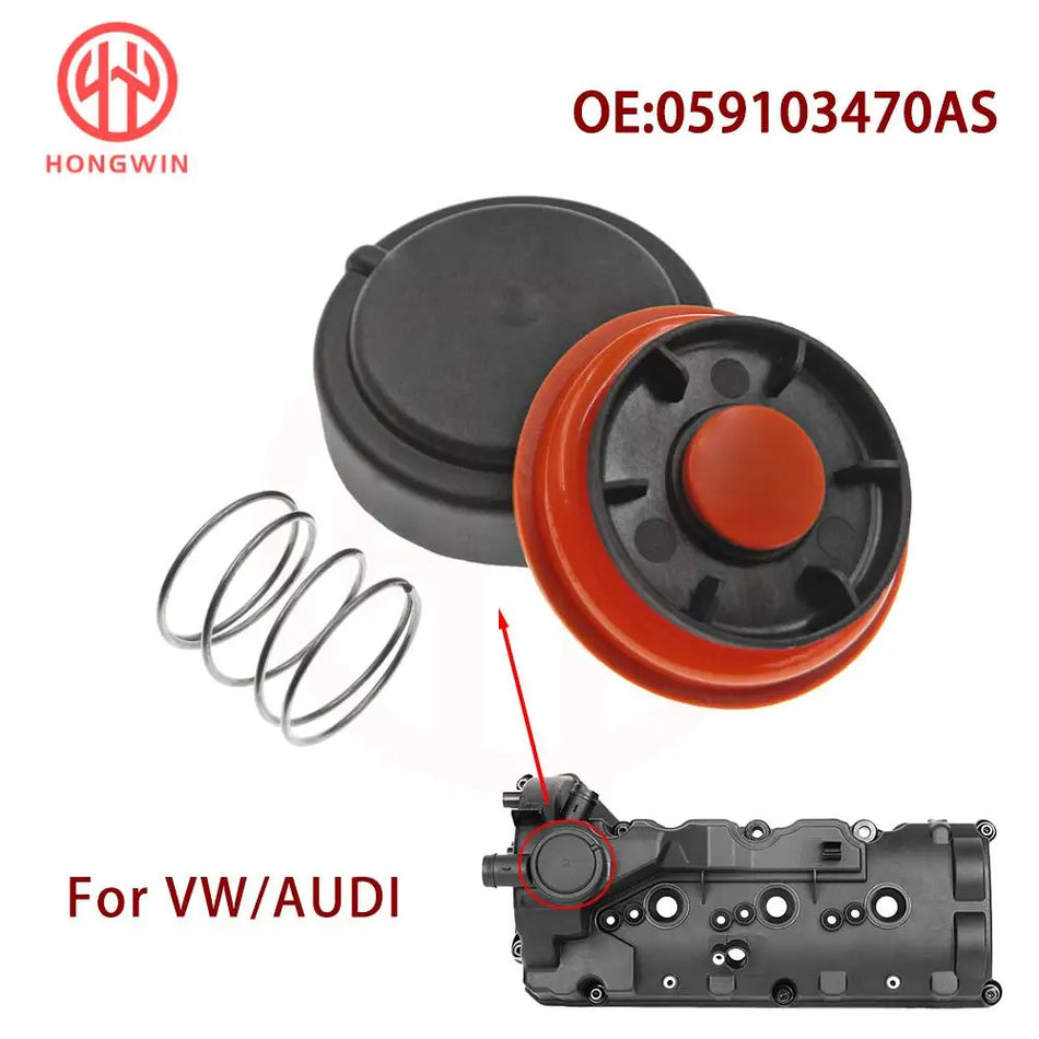 Sada na opravu víka ventilu PCV motoru s membránou pro Audi a VW Touareg