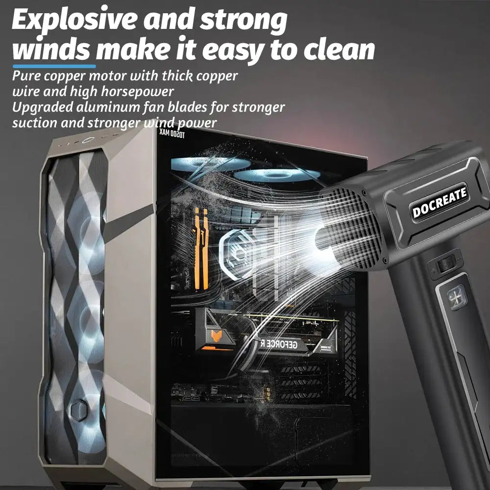 Turbo Jet Blower 64mm High Speed Brushless Duct Fan LED