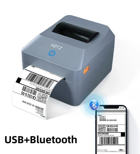 T40 4inch Shipping Label Printer &ndash; High Speed 40ppm USB-Bluetooth
