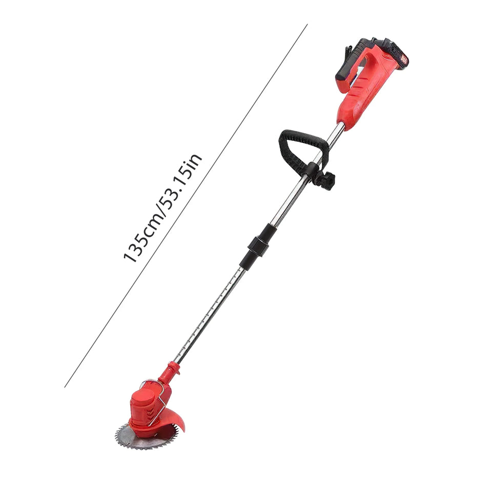 21V Cordless Grass Trimmer Brush Cutter Pruning Tool Garden