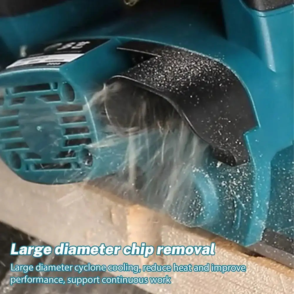 Brushless Cordless Handheld Wood Planer 15000 RPM Makita 18V