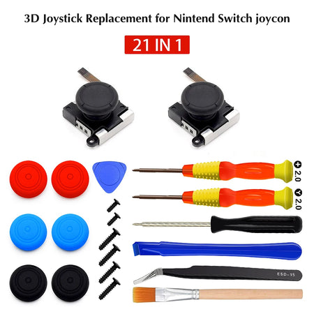25-in-1 Joycon Joystick Replacement Kit for Nintendo Switch - Ultimate Repair Solution b
