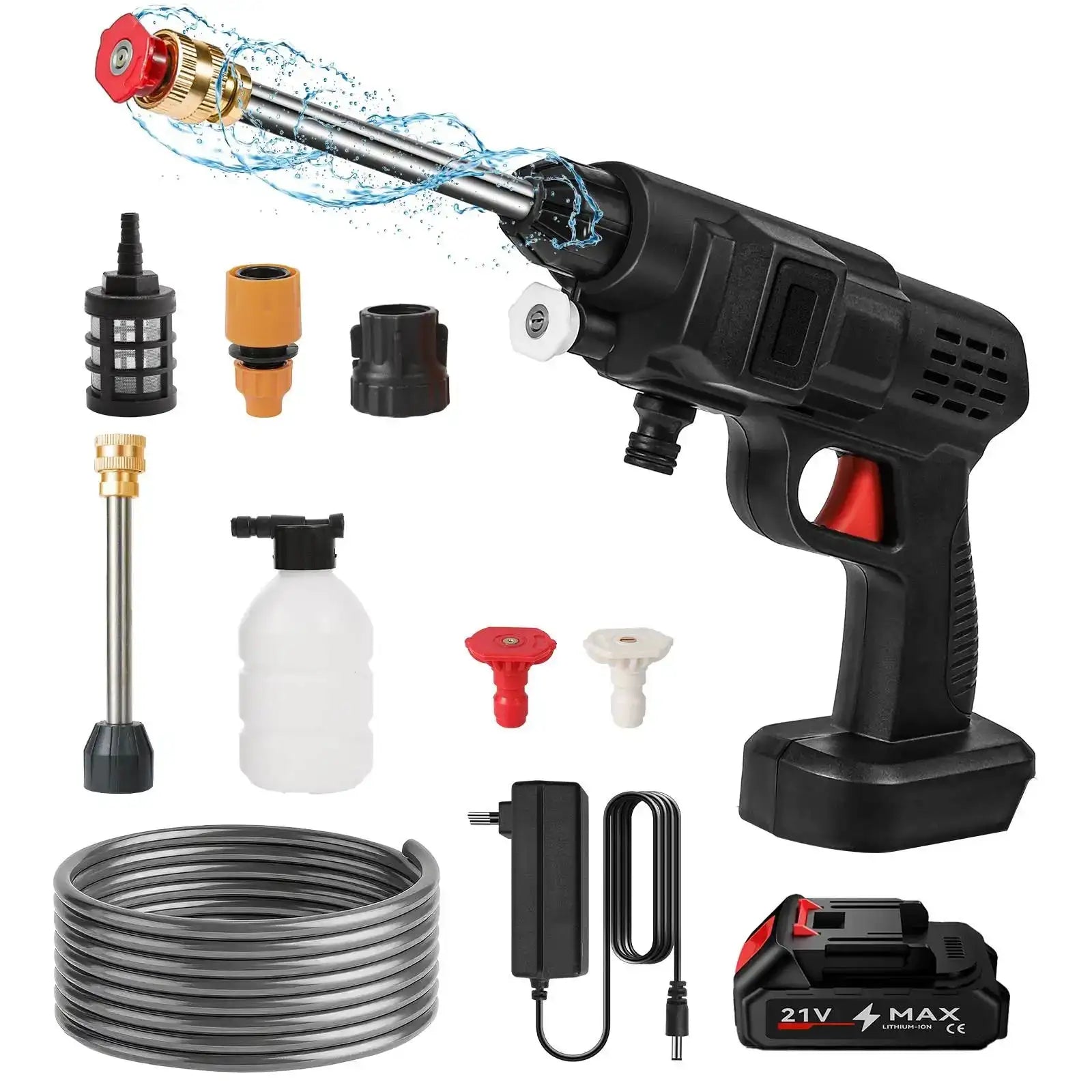 Cordless 200W 30BAR High Pressure Washer Makita 18V Type D With 1XBattery / Electric / Poland