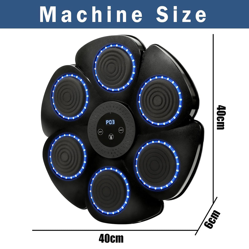 Smart Bluetooth Boxing Trainer With Music Response Lights