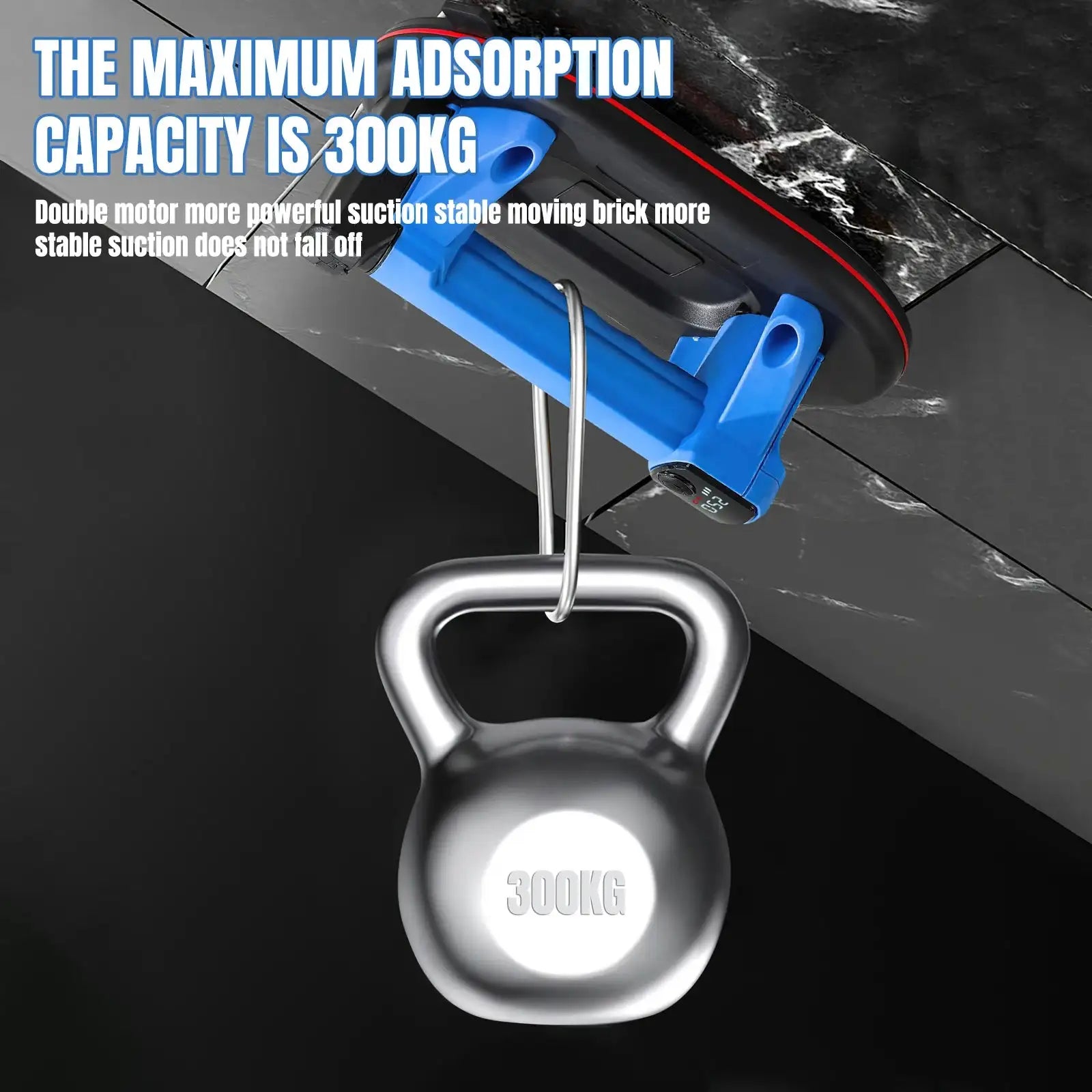 Industrial Vacuum Suction Cup 300KG Lifter For Granite Tile