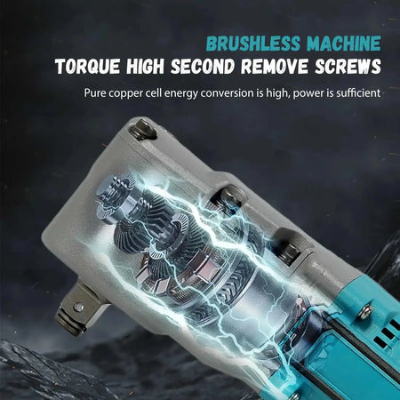 Brushless Ratchet Wrench 1100Nm Makita 18V Half Inch