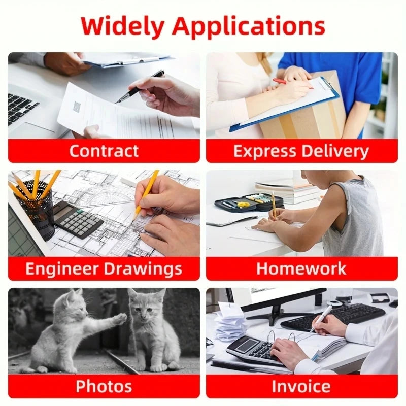 A4 Thermal Paper 210mm Roll Pack - Semi Gloss For Office